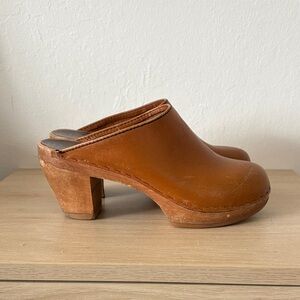 Vintage Swedish Anatomisk Botten clogs